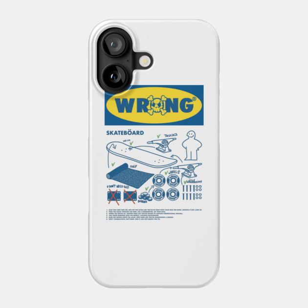 SKATEBÖARD™ – DIY Chaos Manu Phone Case by Wrongteeshirt