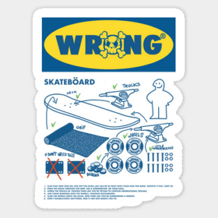 SKATEBÖARD™ – DIY Chaos Manu Sticker