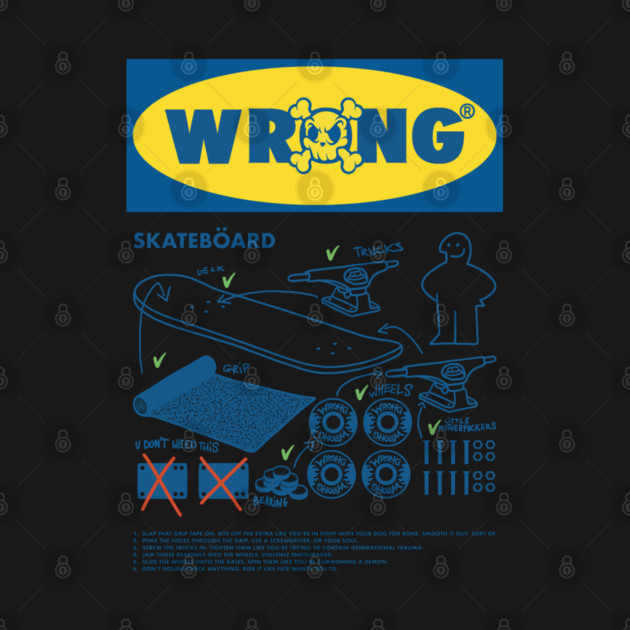 SKATEBÖARD™ – DIY Chaos Manu by Wrongteeshirt