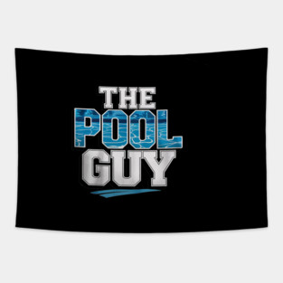 Funny Pool Guy  - For Swimming Pool Expert Tapestry