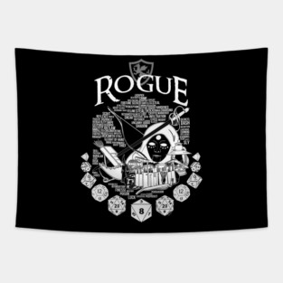 RPG Class Series: Rogue - White Version Tapestry
