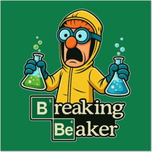 Breaking Beaker - Funny Muppets Sci-Fi Mashup Posters and Art