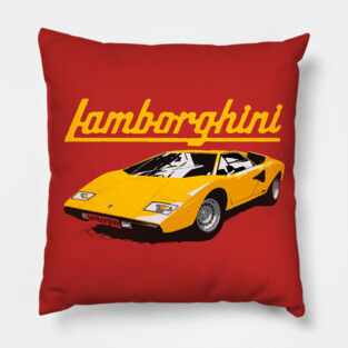 countach shirt Pillow