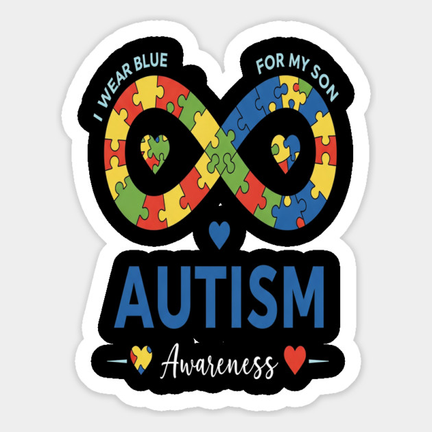 Autism Son Tee - Infinity Love Awareness Design Magnet by OUTFITPAW