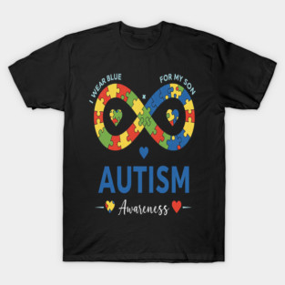 Autism Son Tee - Infinity Love Awareness Design T-Shirt