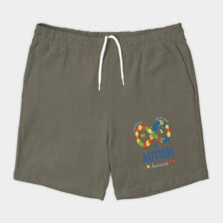 Autism Son Tee - Infinity Love Awareness Design Shorts