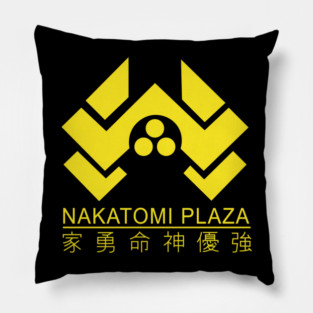 Nakatomi Plaza Logo Die Hard Pillow