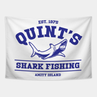 Quint's Shark Fishing Amity Island Jaws Tapestry
