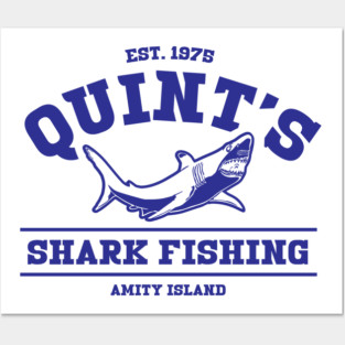Quint's Shark Fishing Amity Island Jaws Posters and Art