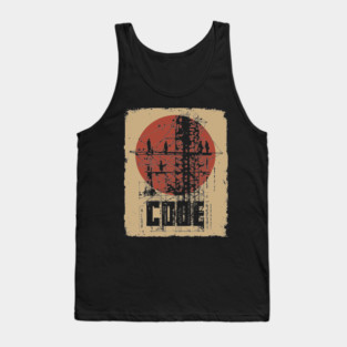 CODE – Abstract Hacker Philosophy Poster Tank Top