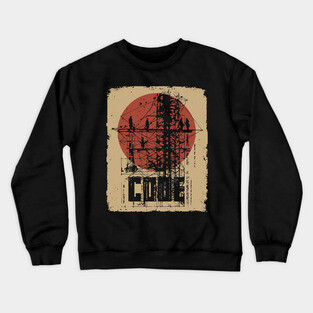 CODE – Abstract Hacker Philosophy Poster Crewneck Sweatshirt