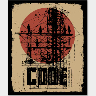 CODE – Abstract Hacker Philosophy Poster Posters and Art