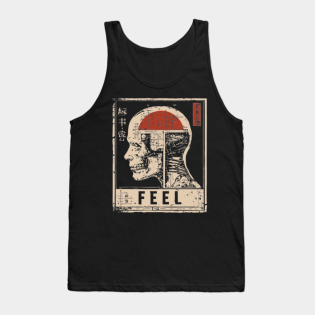Anatomical Philosophy Cyberpunk Poster Tank Top by TuncGK
