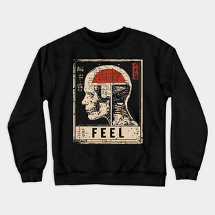 Anatomical Philosophy Cyberpunk Poster Crewneck Sweatshirt