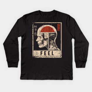Anatomical Philosophy Cyberpunk Poster Kids Long Sleeve T-Shirt