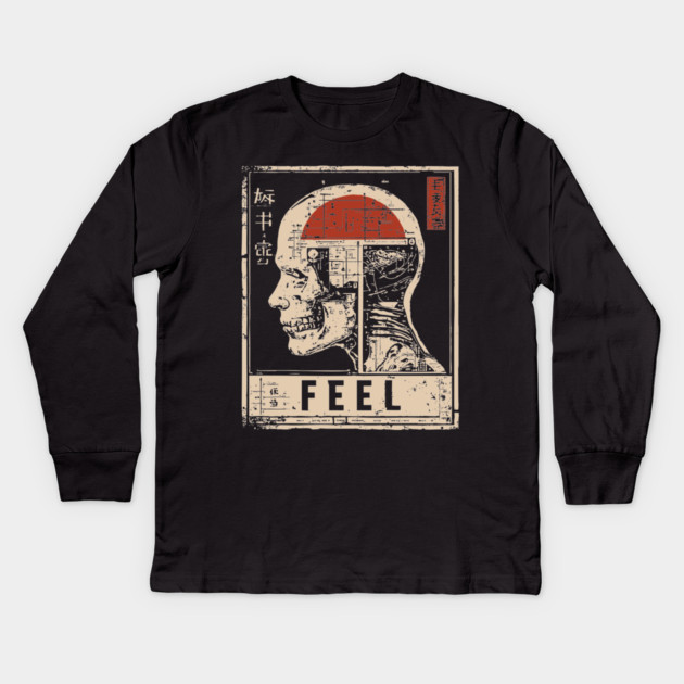 Anatomical Philosophy Cyberpunk Poster Kids Long Sleeve T-Shirt by TuncGK