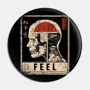 Anatomical Philosophy Cyberpunk Poster Pin