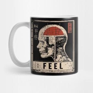 Anatomical Philosophy Cyberpunk Poster Mug
