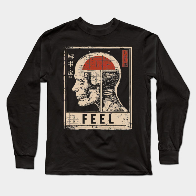 Anatomical Philosophy Cyberpunk Poster Long Sleeve T-Shirt by TuncGK