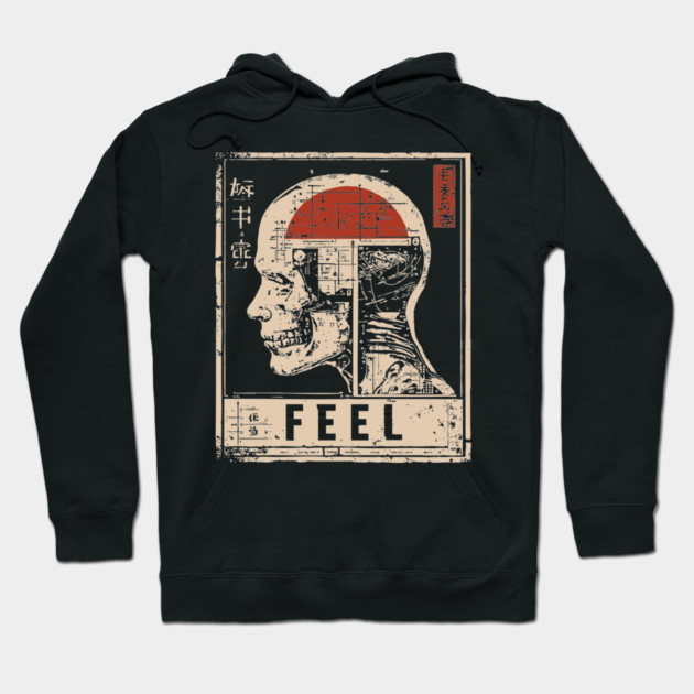 Anatomical Philosophy Cyberpunk Poster Hoodie by TuncGK