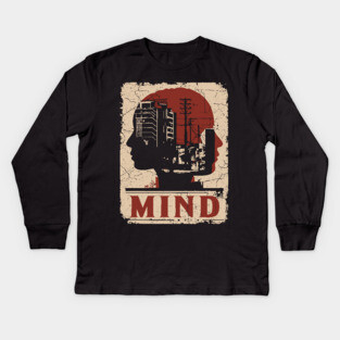 Urban Identity Silhouette Poster Kids Long Sleeve T-Shirt