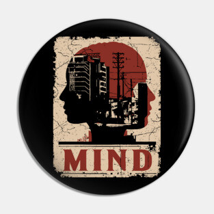 Urban Identity Silhouette Poster Pin