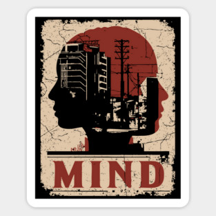 Urban Identity Silhouette Poster Sticker