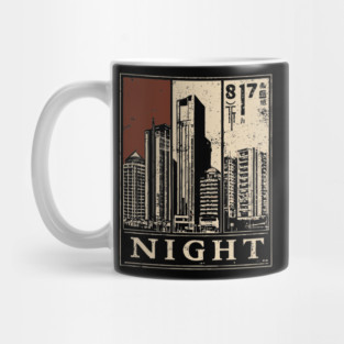 Moody Cityscape Solitude Poster Mug