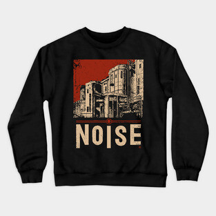 NOISE – Bold Urban Typography Poster Crewneck Sweatshirt