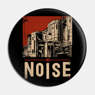NOISE – Bold Urban Typography Poster Pin