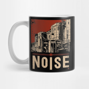 NOISE – Bold Urban Typography Poster Mug