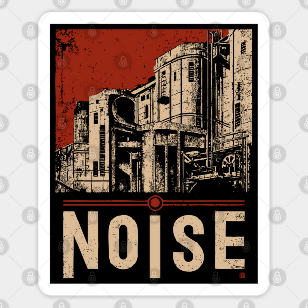 NOISE – Bold Urban Typography Poster Sticker by TuncGK