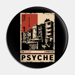 PSYCHE – Conceptual Mind and Space Poster Pin