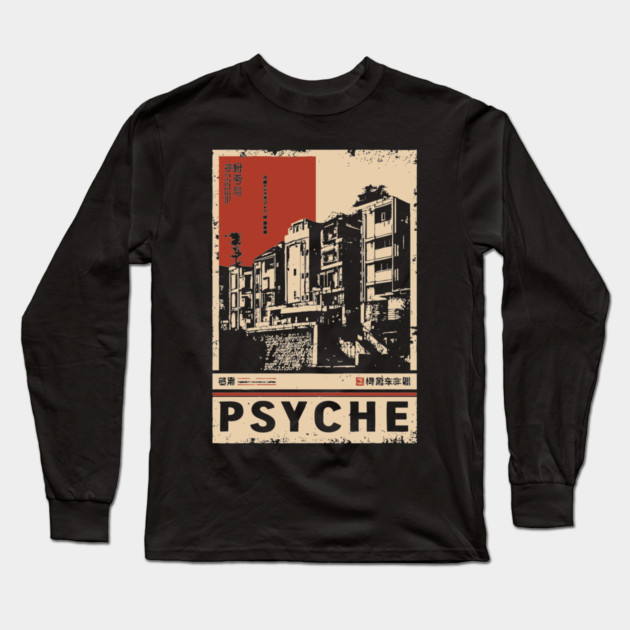 PSYCHE – Conceptual Mind and Space Poster Long Sleeve T-Shirt by TuncGK