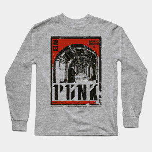 PUNK – Neon Edge Urban Attitude Poster Long Sleeve T-Shirt