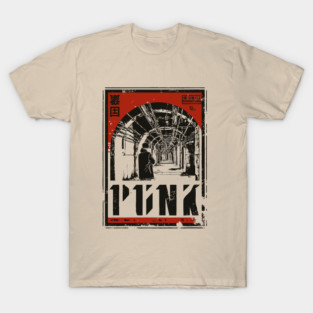PUNK – Neon Edge Urban Attitude Poster T-Shirt