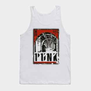 PUNK – Neon Edge Urban Attitude Poster Tank Top