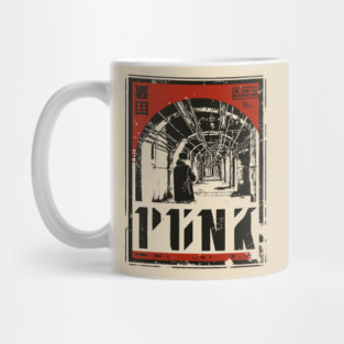 PUNK – Neon Edge Urban Attitude Poster Mug