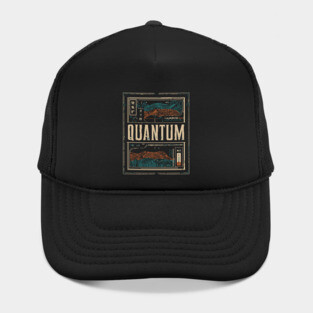 QUANTUM – Abstract Time & Identity Concept Poster Hat