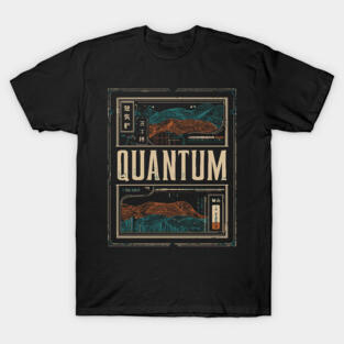 QUANTUM – Abstract Time & Identity Concept Poster T-Shirt