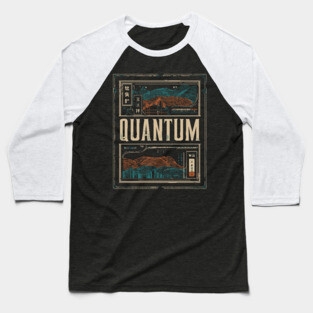 QUANTUM – Abstract Time & Identity Concept Poster Baseball T-Shirt