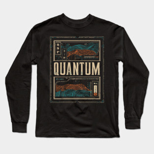 QUANTUM – Abstract Time & Identity Concept Poster Long Sleeve T-Shirt