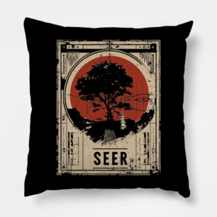SEER – Futuristic Vision & Urban Prophet Poster Pillow
