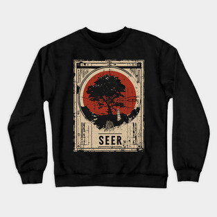 SEER – Futuristic Vision & Urban Prophet Poster Crewneck Sweatshirt