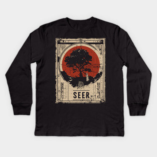 SEER – Futuristic Vision & Urban Prophet Poster Kids Long Sleeve T-Shirt