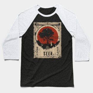 SEER – Futuristic Vision & Urban Prophet Poster Baseball T-Shirt