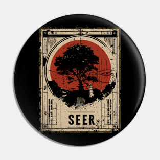 SEER – Futuristic Vision & Urban Prophet Poster Pin