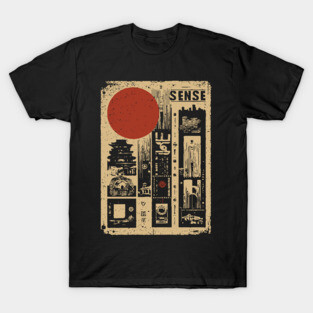 SENSE – Minimalist Emotion & Awareness Poster T-Shirt