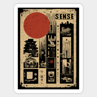 SENSE – Minimalist Emotion & Awareness Poster Sticker