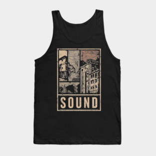 SOUND – Urban Silence & Resonance Poster Tank Top